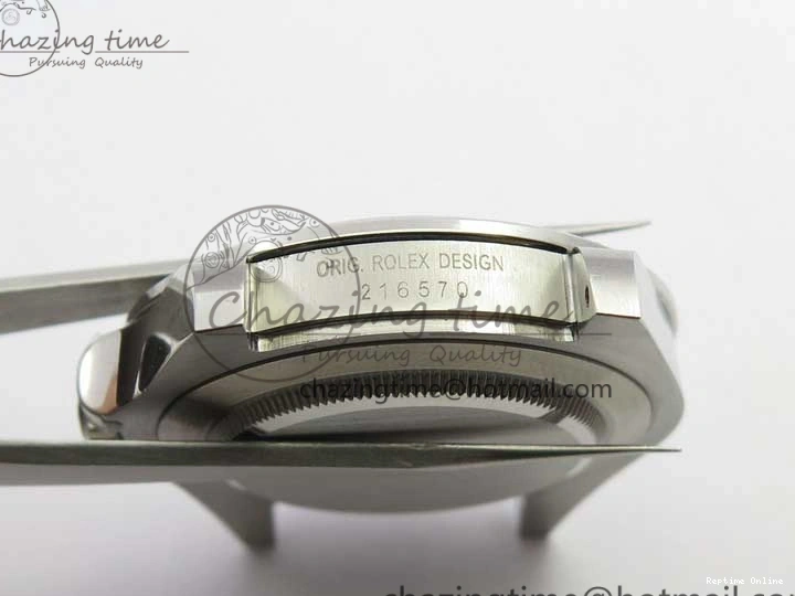 0414 Explorer II 42mm 216570 Black 904L SS GMF 1:1 Best Edition Black Dial on Bracelet A3186 (Correct Hand Stack) StreetReady 3242